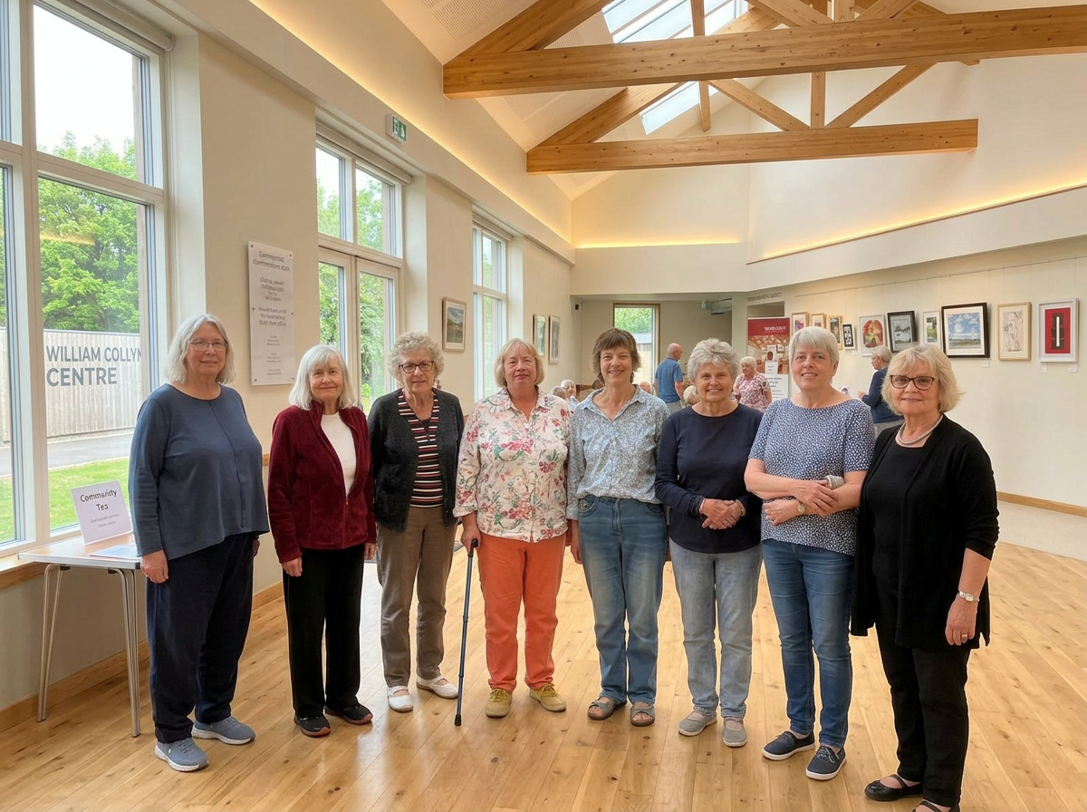 Members of one of our regular community groups at the William Collyn Centre